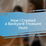 How I Created a Backyard Treasure Hunt